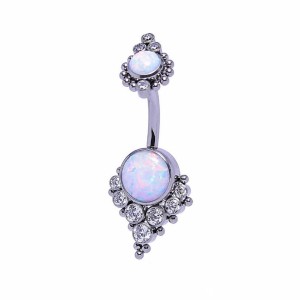 BNN TIT OPALA E 7 ZIRC BR COM TOPO DECOR E BOLINHAS (UCX1)