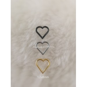 CORAÇÃO CLICKER LISO TIT (ACX5)