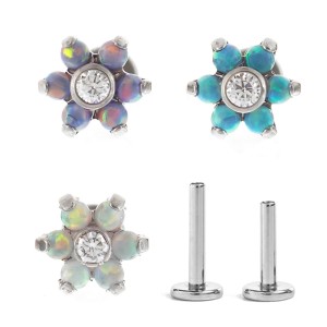 LBT PUSH PIN FLOR OPALA TIT 4.5MM (CX3)