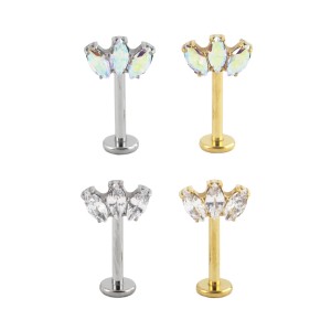 LBT MARQUISE INVERTIDO CZ TIT (CX17)