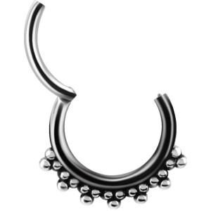 ARGOLA CLICKER INDIANO 2F AÇO