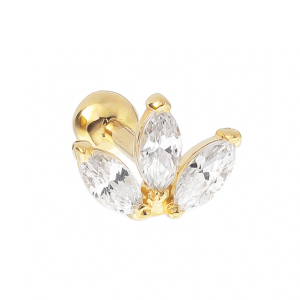 MICRO RETO MARQUISE OURO 18K