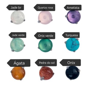 ACESSORIO PEDRA SEMI PRECIOSA TIT