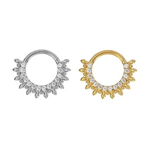 DAITH SURGICAL NAVEL CZ TIT  (CX21)