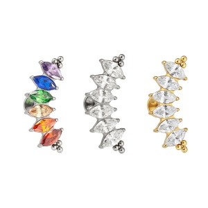 LBT CLUSTE 6 NAVEL 6 BOL CZ TIT  (CX31)