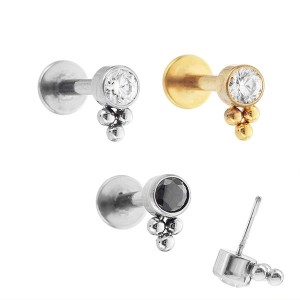 LBT PIN.P 1 CZ BR 3 BEADED TIT(PCX7)