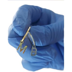 PINGENTE LETRAS AÇO