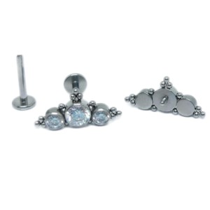 LBT TIT CLUSTER INDIANO 3P COROA ZIRC BR (CX21)