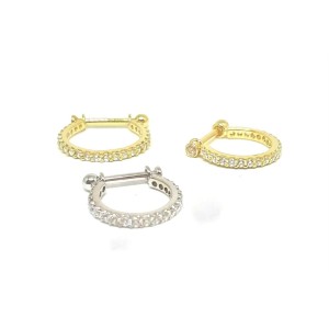 CONCH BARBELL 1F OURO 18K