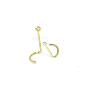 NOSTRIL ZIRC BR OURO 18K