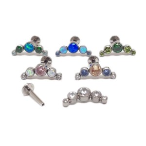 LBT TIT CLUSTER 5 PEDRAS ZIRC R/I (CX19)