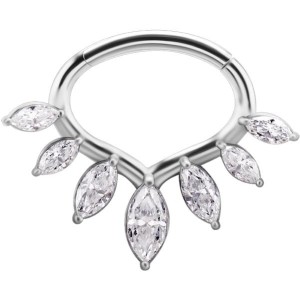 ARGOLA CLICKER 7 NAVETE COBALTE CROMO