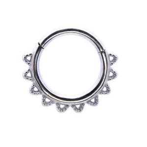 ARGOLA CLICKER LACE HINGED AÇO