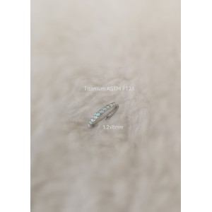 ARGOLA CLICKER SLIM CRA OPALA TIT